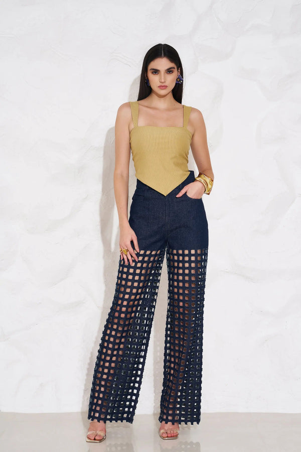 BLAKE Cutwork Denims - PANTS