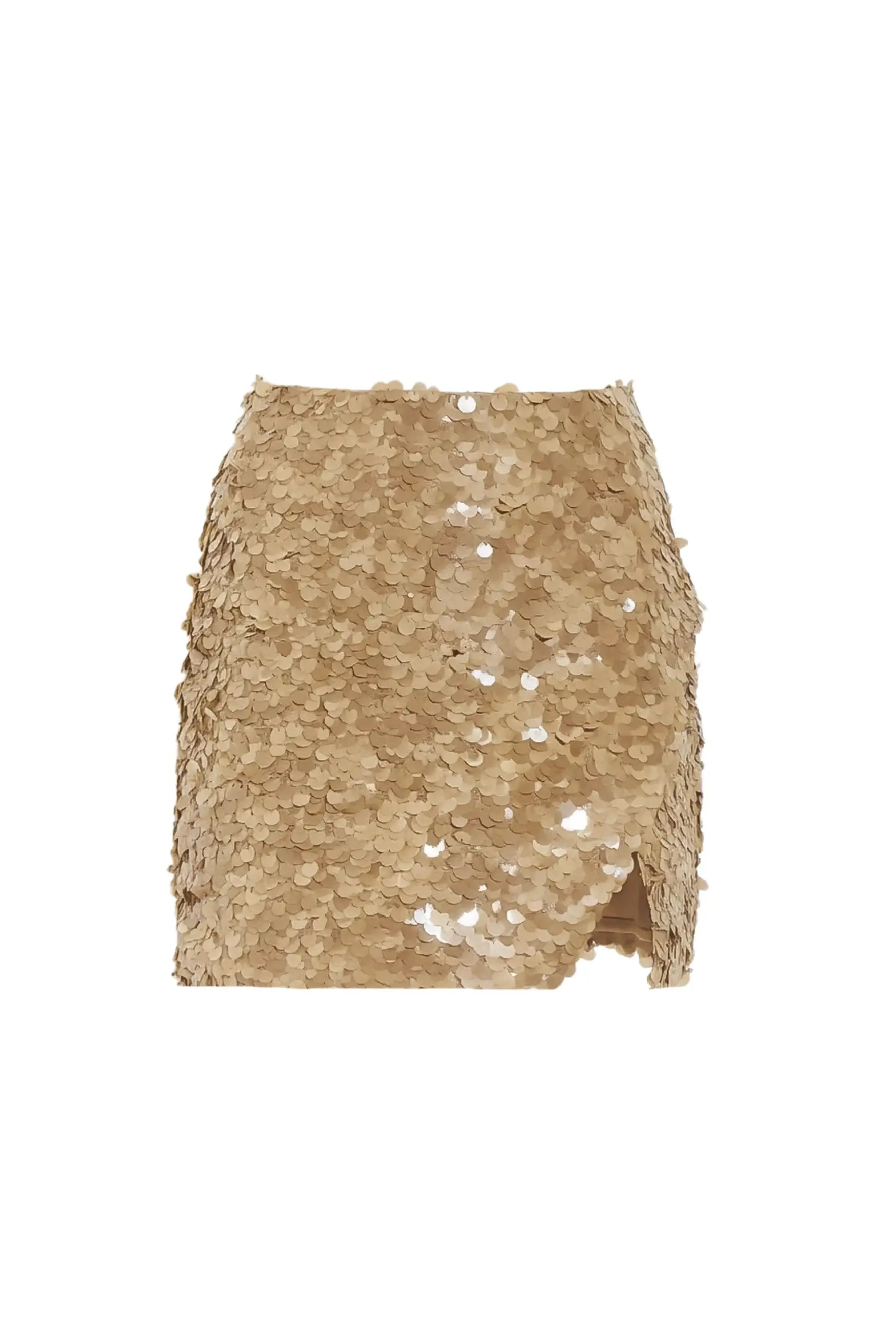 BRIA Overlap Mini Skirt