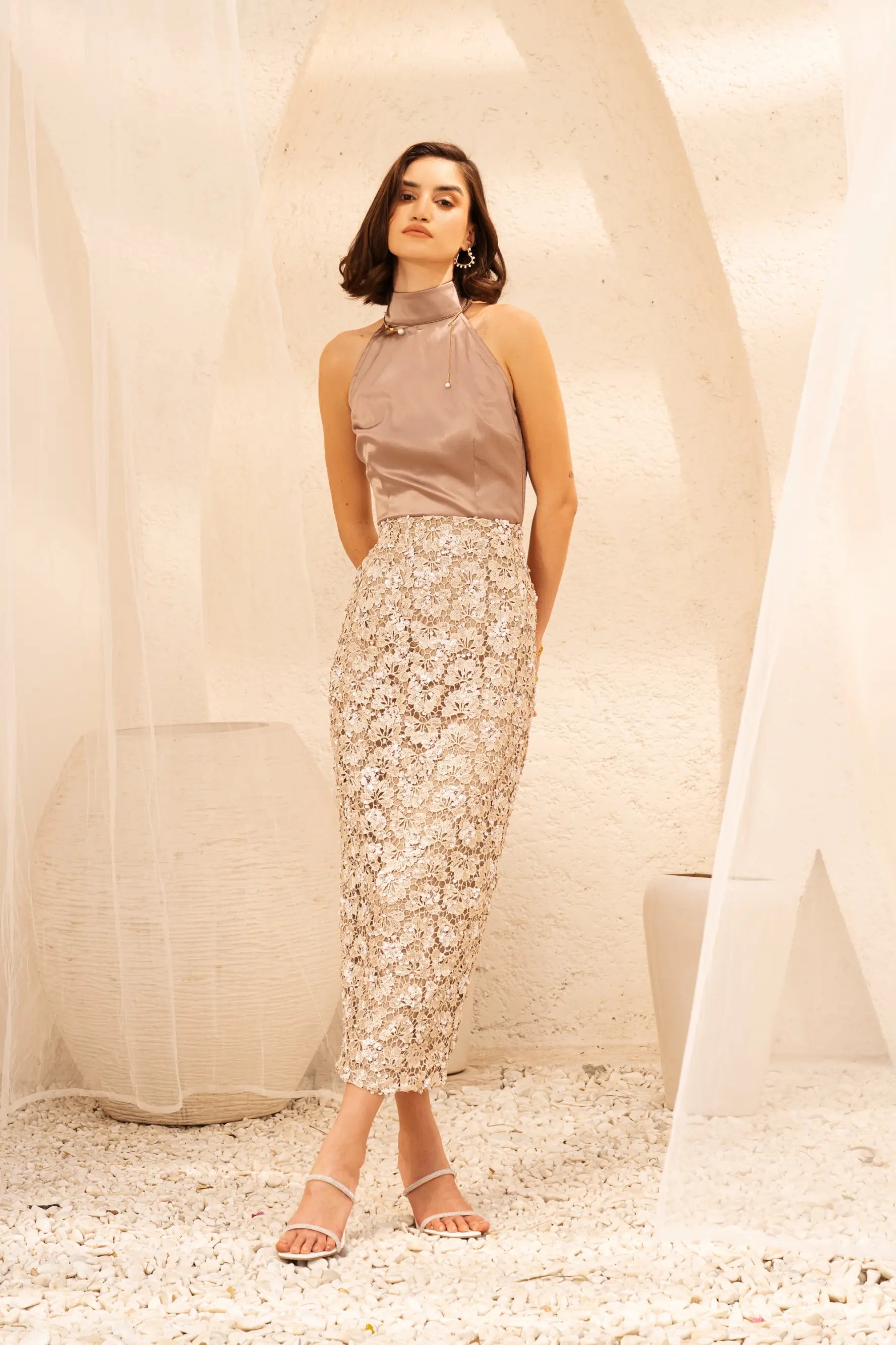 OLIVIA Crochet Midi - SKIRTS